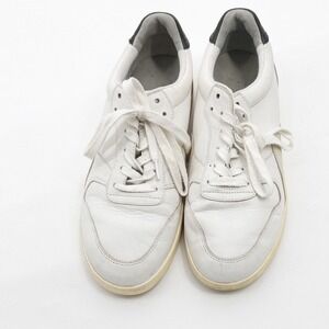 Everlane Tread Court Sneakers White Black Leather Low Top Trainers Womens 9